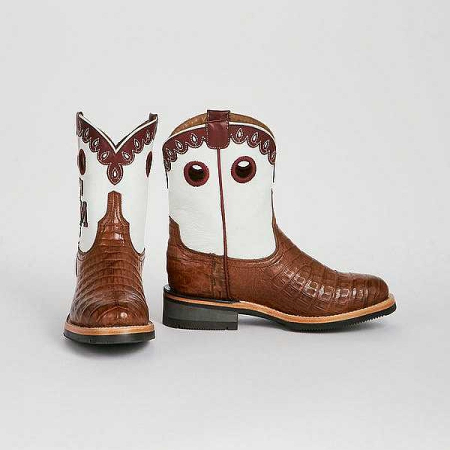 Donne Lucchese | Stivale Barn Esotico Di A&M Da Donna