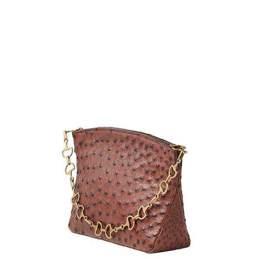 Donne Lucchese | Mini Pochette In Struzzo