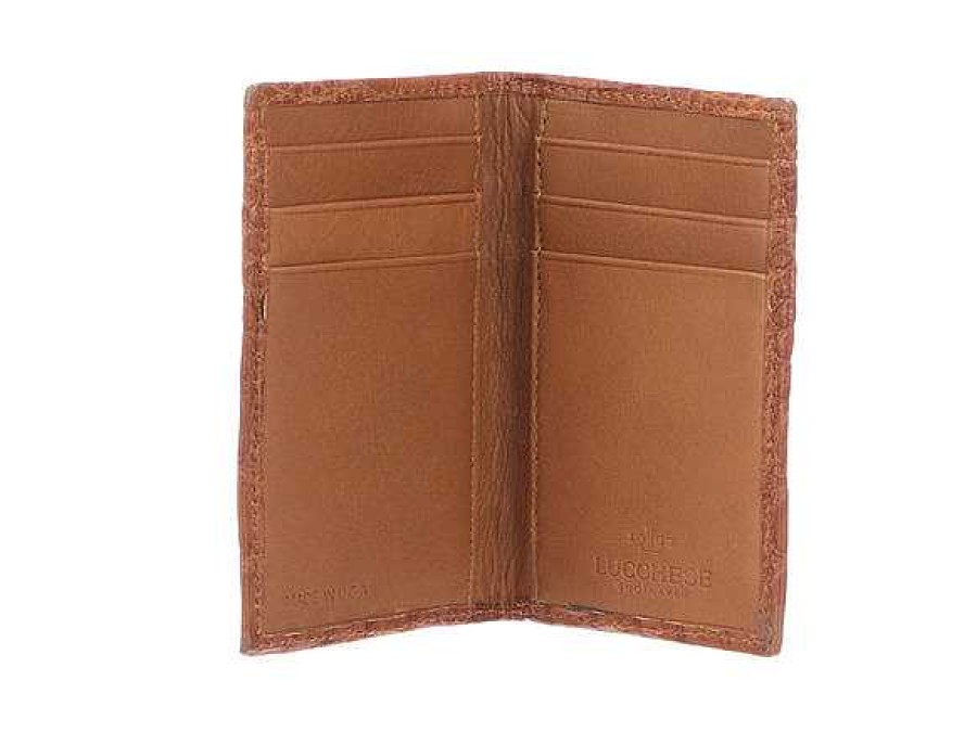 Uomini Lucchese | Portafoglio Bifold In Coccodrillo