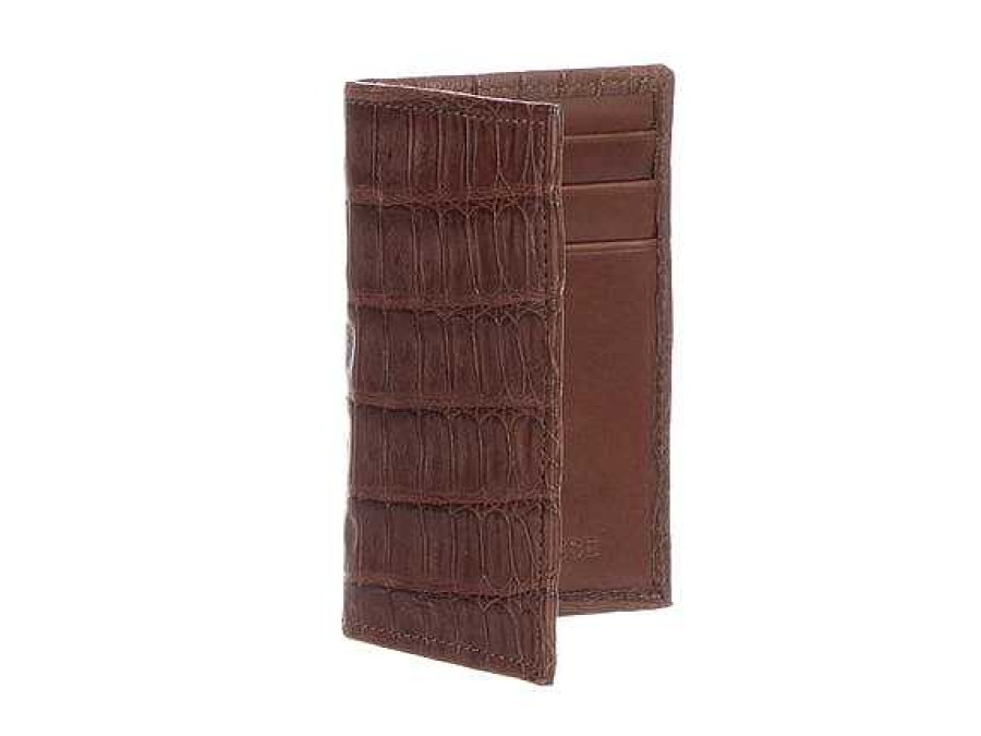 Uomini Lucchese | Portafoglio Bifold In Coccodrillo