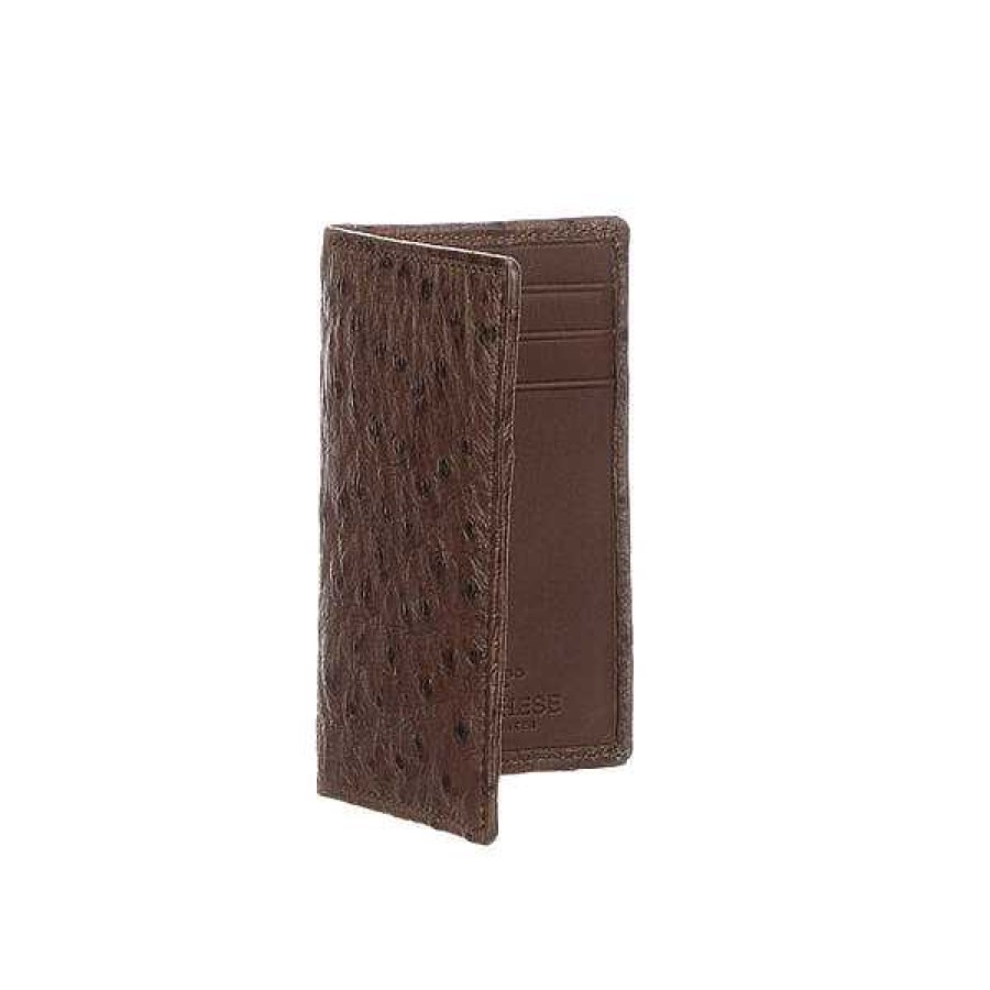 Uomini Lucchese | Portafoglio Bifold In Struzzo