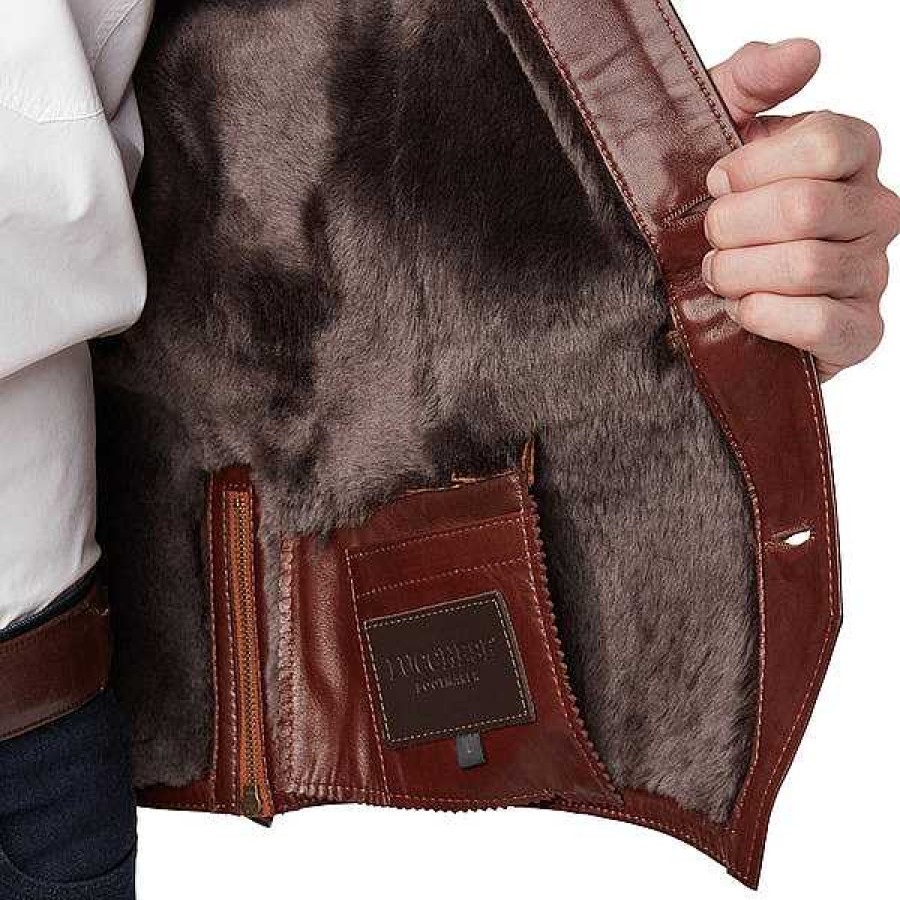 Uomini Lucchese | Gilet In Shearling