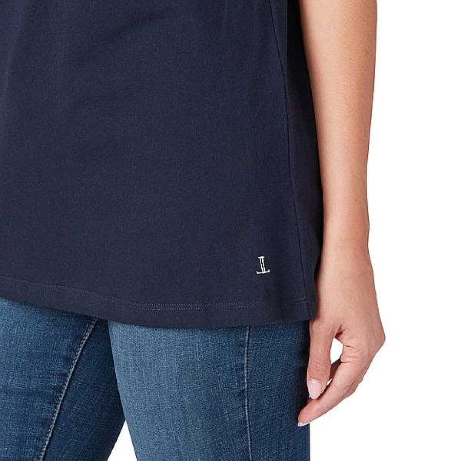 Donne Lucchese | T-Shirt Ricamata Classica Lucchese Da Donna