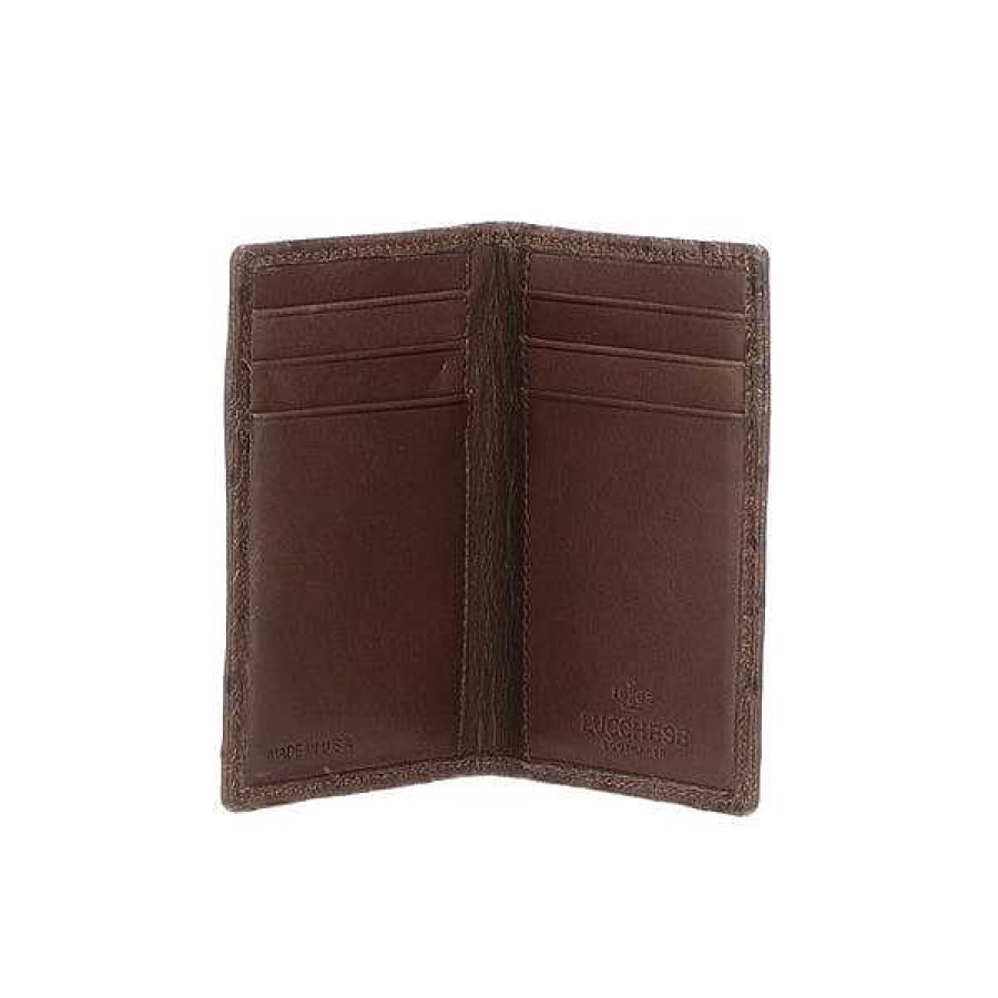 Uomini Lucchese | Portafoglio Bifold In Struzzo