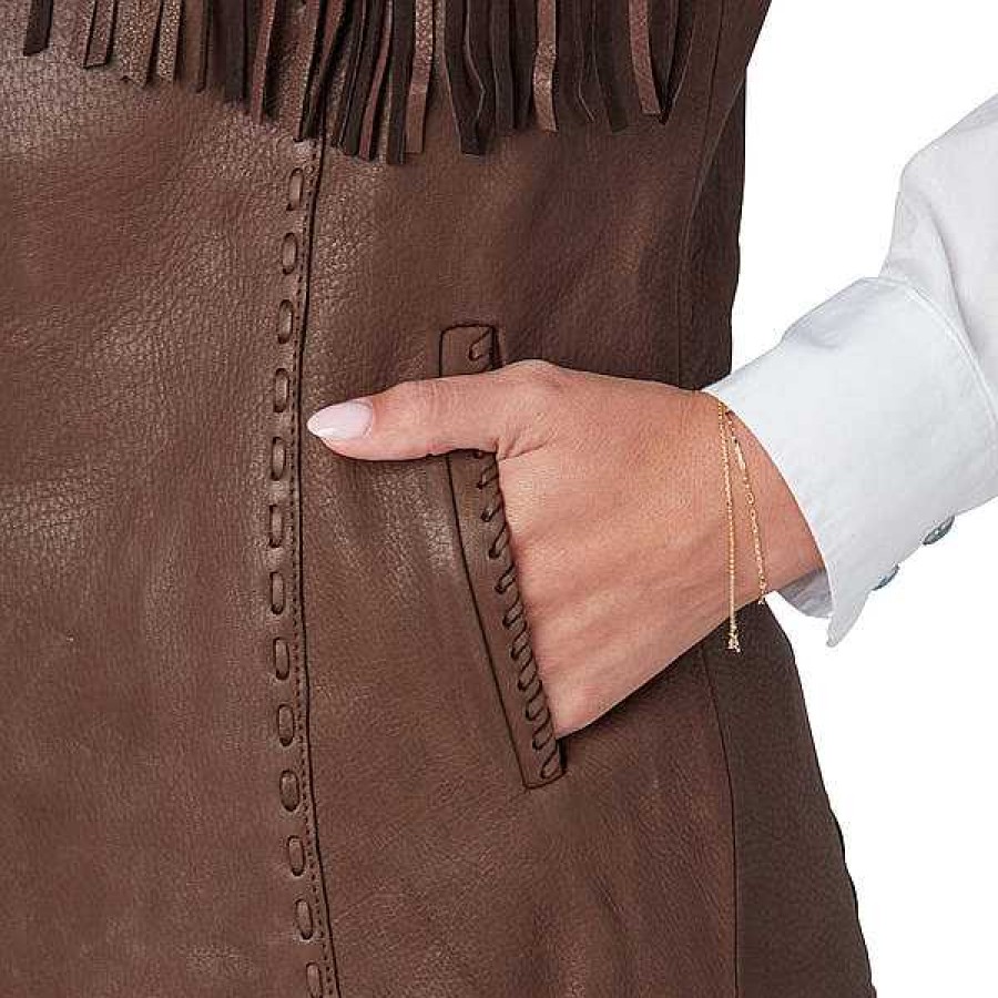 Donne Lucchese | Gilet Con Frange