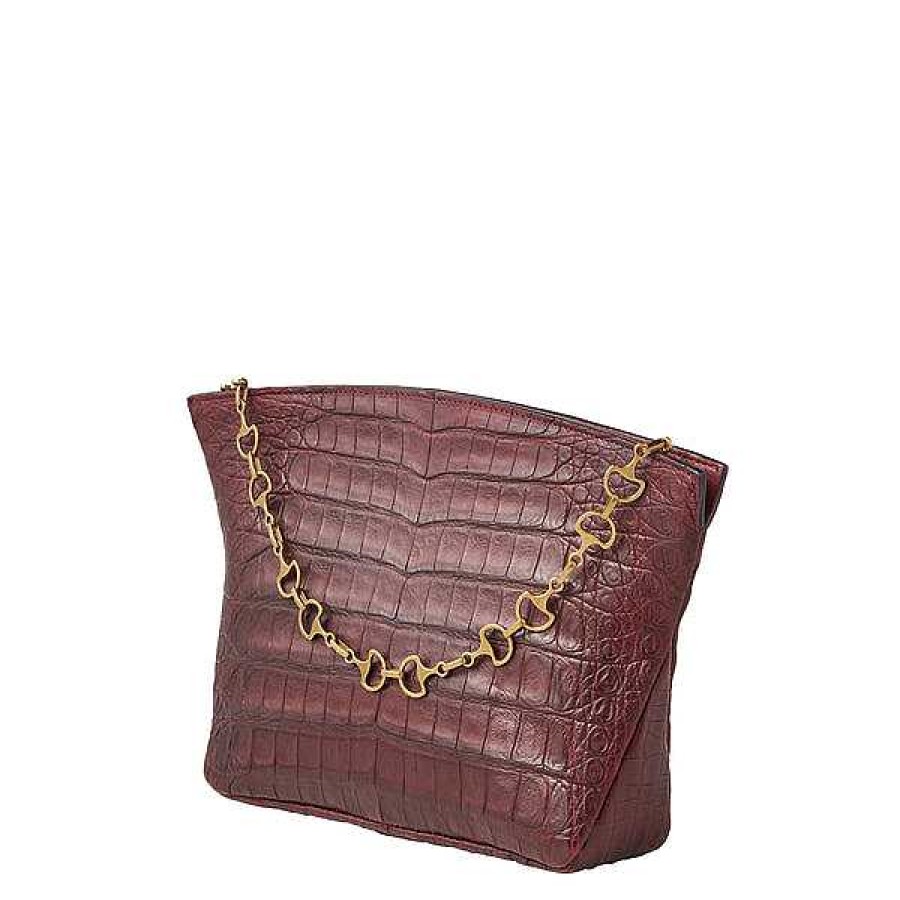 Donne Lucchese | Pochette Caiman Oversize