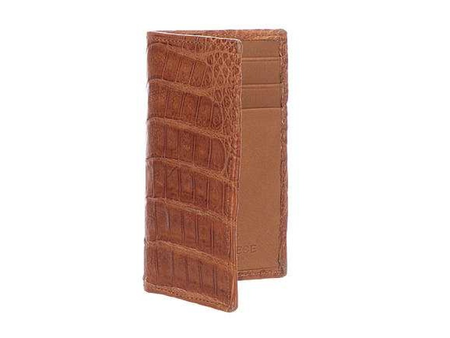 Uomini Lucchese | Portafoglio Bifold In Coccodrillo